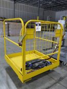 Forklift Rolling Safety Man Cage (SOLD S-IS - NO WARRANTY)