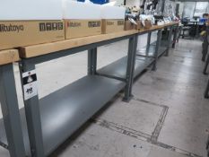 Maple-Top Work Benches (4) (SOLD AS-IS - NO WARRANTY)