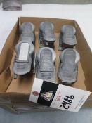 Dynabrade Pneumatic Pad Sanders (6) (SOLD AS-IS - NO WARRANTY)