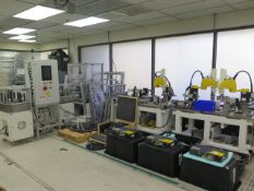 Fanuc Robot SR-3iA3 Robotic Pick & Place System w/ (3) Robotic Manipulators, Controls, SOLD AS IS