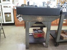 24" x 36" x 6" Grade "A" Granite Surface Plate w/ Stand (SOLD AS-IS - NO WARRANTY)