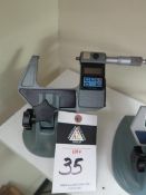 Mitutoyo 2"-3" Digital OD Mic w/ Mic Stand (SOLD AS-IS - NO WARRANTY)