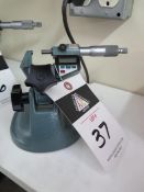 Mitutoyo 0-1" Digital OD Mic w/ Mic Stand (SOLD AS-IS - NO WARRANTY)