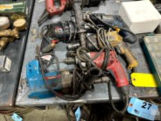 (3) ASSORTED ELECTRIC DRILLS