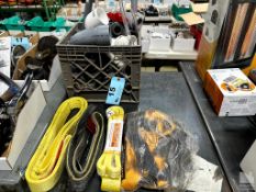 ASSORTED MOVING STRAPS, PVC CONNECTORS