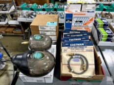 GAS APPLIANCE CONNECTORS, FLOOD LIGHT BULBS, VINCON TUBING, GOJO HAND CLEANER