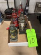 Lot of (4) Bottle Jacks