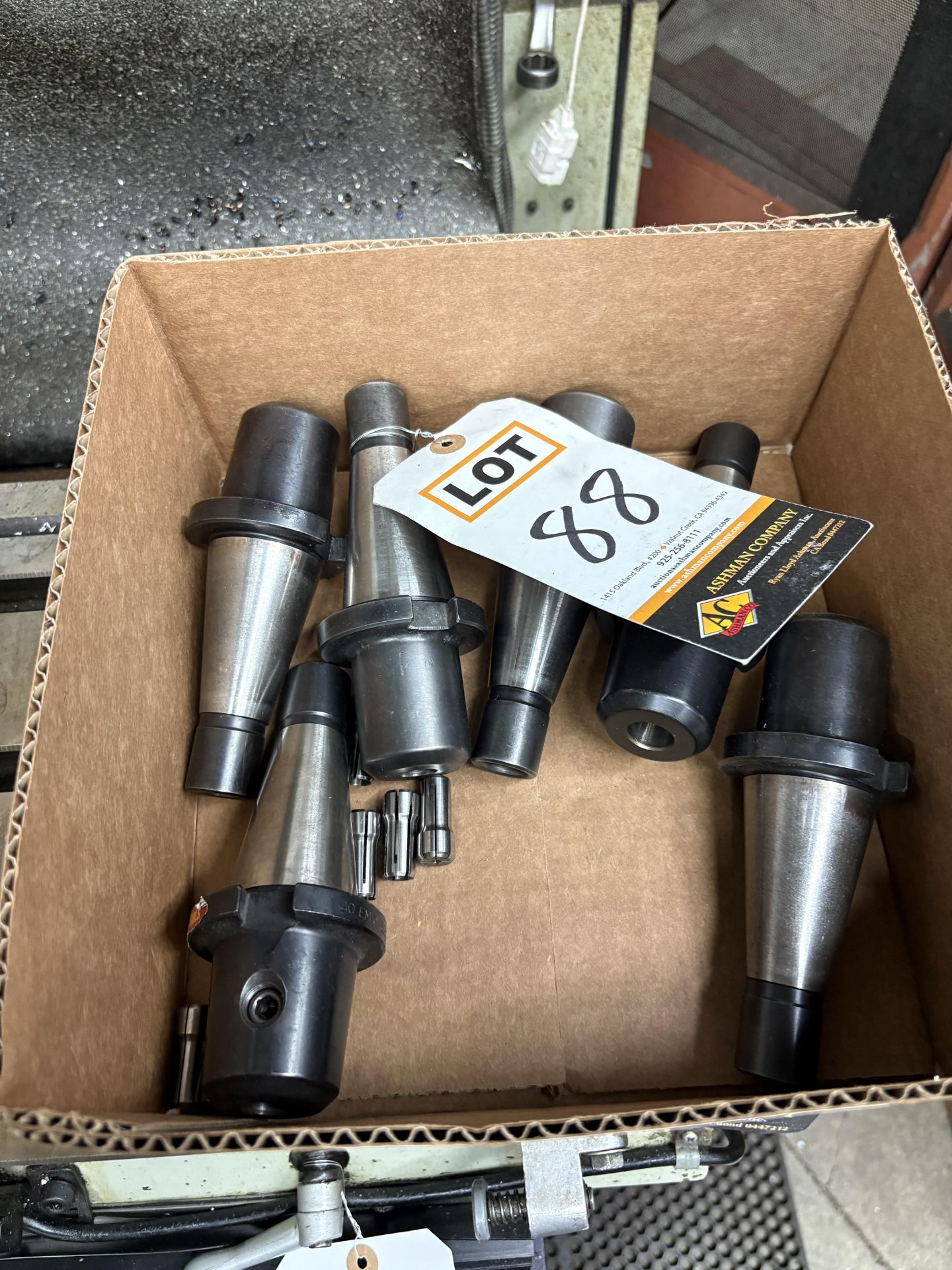 (6) BT40 Taper Tooling