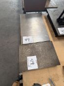 12" X 18" Precsion plate and 9" X 14" Precision Plates