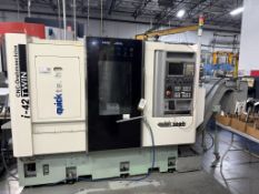 2017 Quick-Tech Mdl. I-42 Twin CNC Turning Centers, s/n 4242, w/ Fanuc Series Oi-TF CNC Controls,