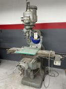 Bridgeport Series I 2HP Vertical Mill w/ Power Feed Table, Power Feed Knee