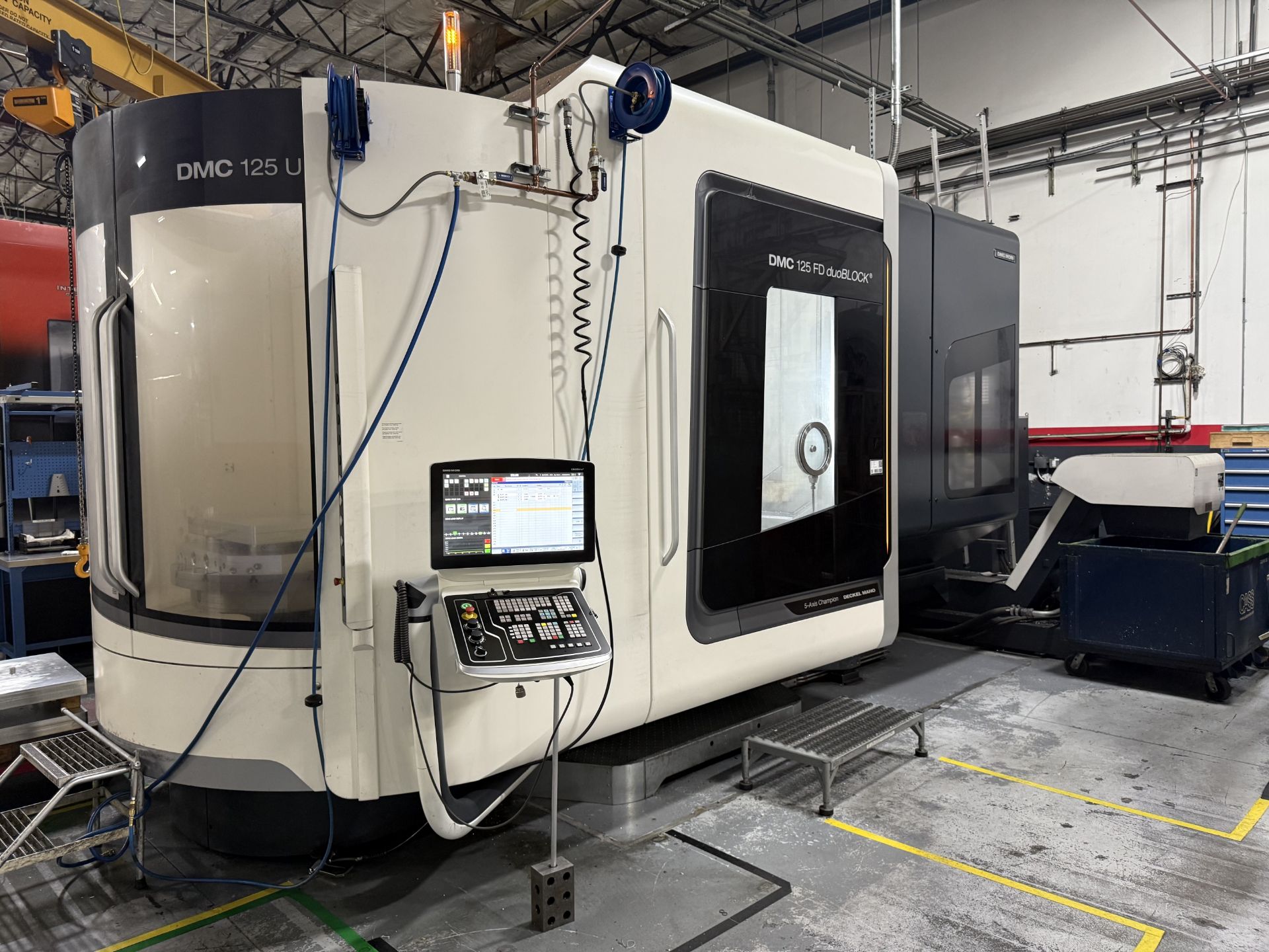 2020 DMG/Mori Mdl. DMC 125 FD duoBLOCK CNC MultiAxis Machining Center, s/n 124900001643, w/ CELOS