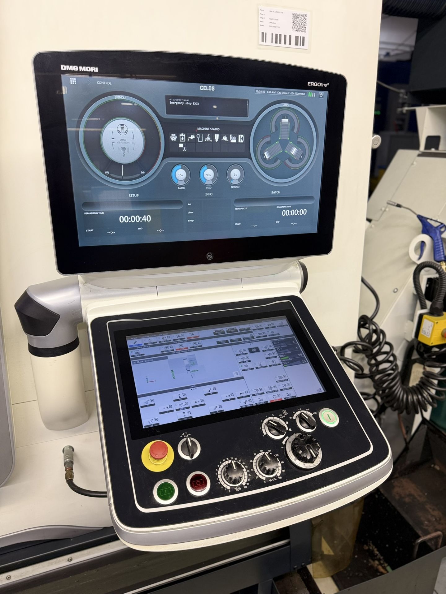 2015 DMG/Mori Mdl. NLX2500SY/700 CNC Turning Center, s/n NL256150526, w/DMG Mori ERGOline Celios - Image 6 of 19
