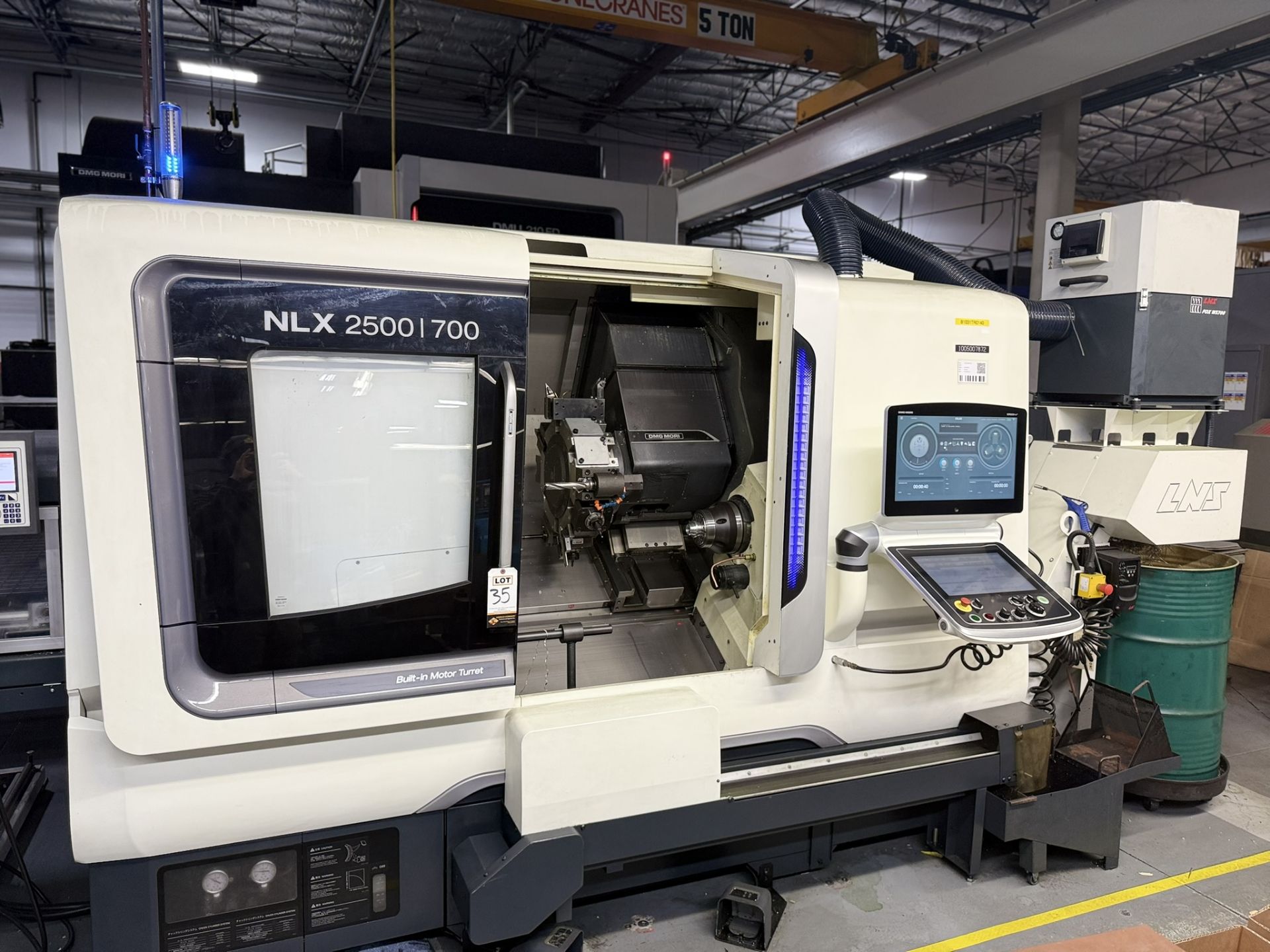 2015 DMG/Mori Mdl. NLX2500SY/700 CNC Turning Center, s/n NL256150526, w/DMG Mori ERGOline Celios - Image 3 of 19