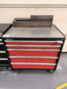 Amada 5 Drawer Press Brake Die Cabinet (Full of Press Brake Dies)