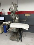 Bridgeport Series I 2HP Vertical Mill w/ DRO, Power Feed Table, Power Feed Knee