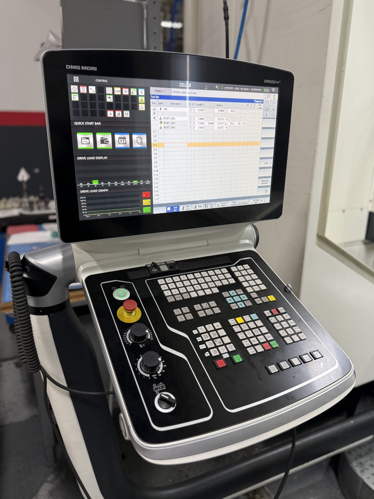 2020 DMG/Mori Mdl. DMC 125 FD duoBLOCK CNC MultiAxis Machining Center, s/n 124900001643, w/ CELOS - Image 15 of 16