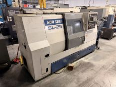 Mori Seiki Mdl. SL25 CNC Turning Center, s/n 7186, Mori Seiki MSC-518 CNC Control, 12-Station