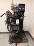 Miller Invision 354MP Inverter Arc Welder, s/n LE302709 w/ Miller 70 series 24 v Wire Feeder