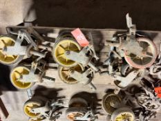 (12) 6" Scaffolding Casters