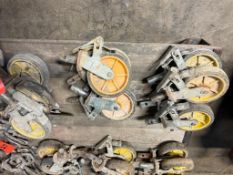 (12) 6" Scaffolding Casters