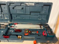 Bosch Rotary Laser, Model GRl 2000-40H, Receiver, Tripod, Stick
