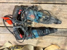 (2) Bosch Bulldog Electric Hammer Drills