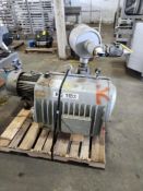 Busch Mdl. RAO400B03300 Vacuum Pump, 240/480 volts, 3 phase, 15 h.p. motor, on skid, 46" W X 55" L X