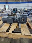 SEW-Euro Drive Motor and Gearbox, 220/380 volts, 3 phase, bolted to a gearbox, no tag on gearbox,