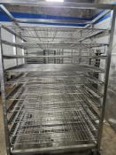 All Stainless Steel Smoke Trucks with room for (10) racks, 6" apart, all (3) racks have screens,