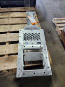 Vortex Operated by Air Manufacturing Slide Gate, Ser. #SA08VI, 8" W X 8" T opening product, 12" W