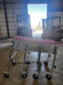 Nestaflex Mdl. 226 Portable Expandable Roller Conveyor, 18" W X 10' L fully extended (Located in