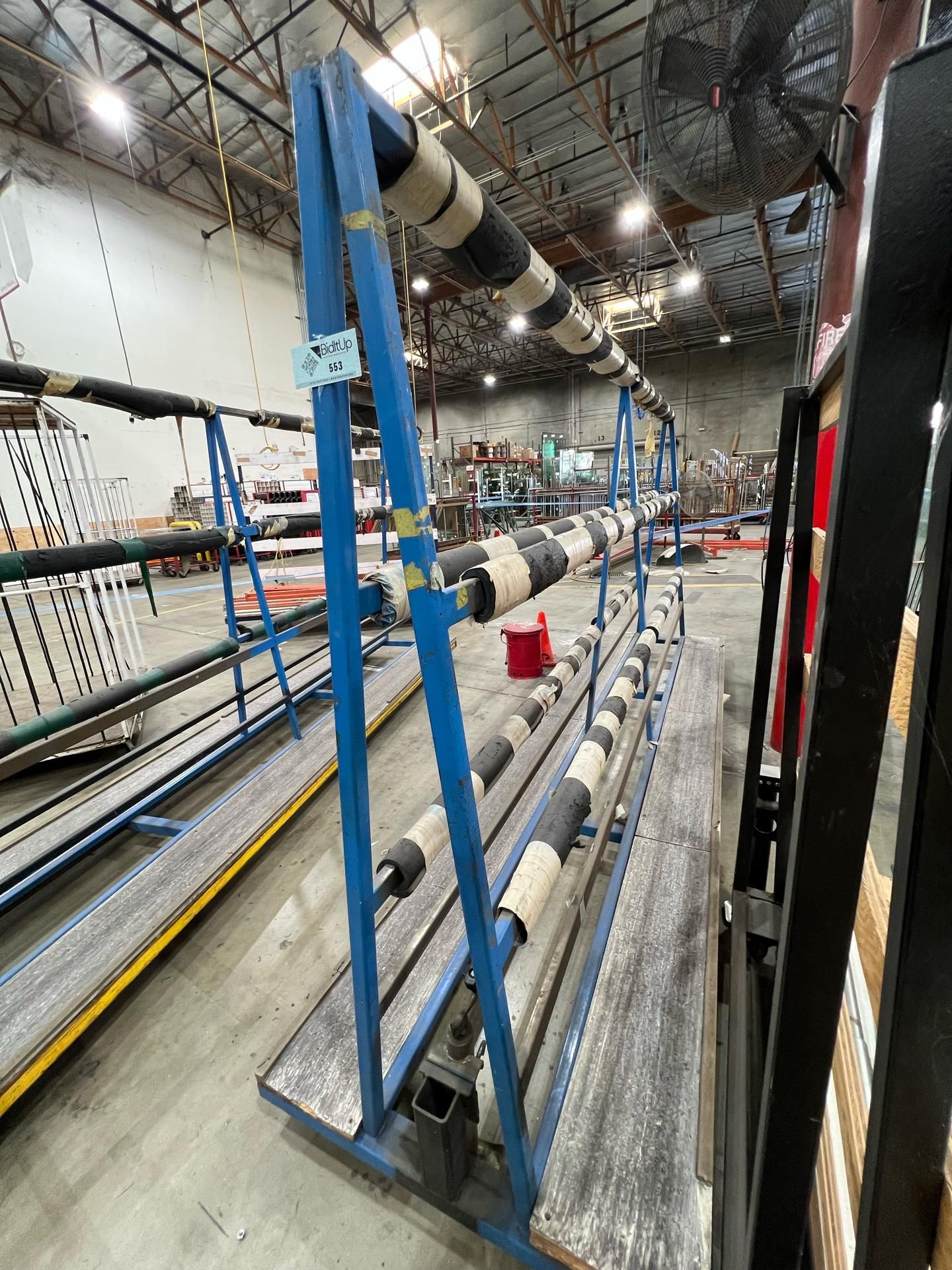 { Group of lots: 552, 553, 554 } Heavy-Duty Industrial Roll Storage ...