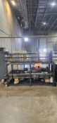 Steel Frame Rack, w/ Mounted Dayton 3 Ton Arbor Press