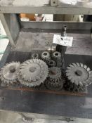 Assorted Side-And-Face And Slitting Milling Cutters On Arbors