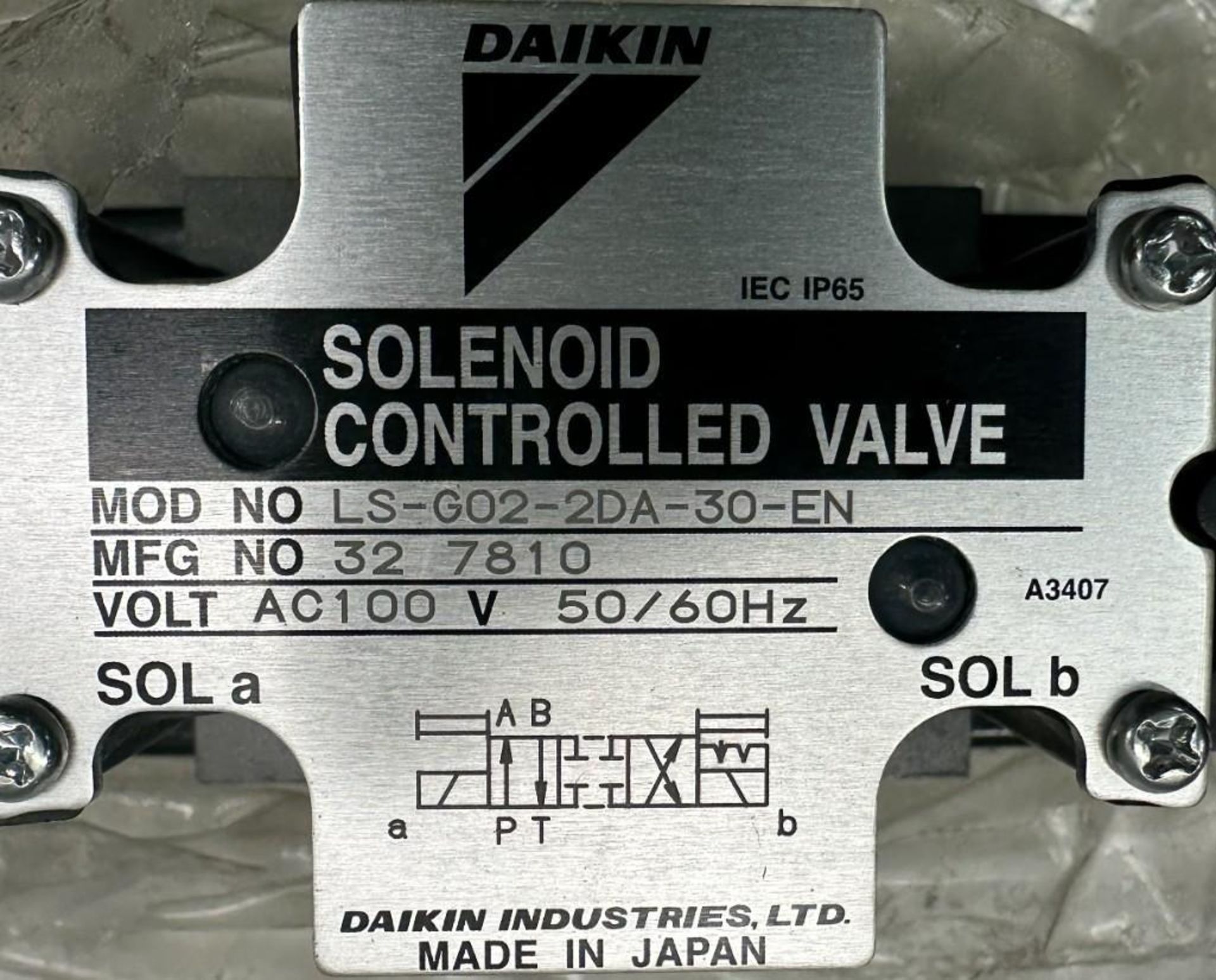 Daikin #LS-G02-2DA230-EN Valve - Image 3 of 3