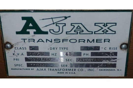 15/20 KVA Ajax Transformer - Image 6 of 7