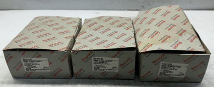 Lot of (3) Rexroth #R166231420 Runner Blocks