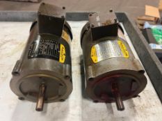 Lot of (2) 1HP & .5 HP Baldor Motors #VM3546 / #VM3538