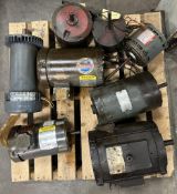 Lot of (8) Misc. Motors (Some Part Numbers Missing or Unreadable)