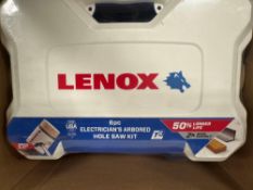 Lot of (2) - Lenox 6pc Electrician's Arbored Hole Saw Kit - #162868