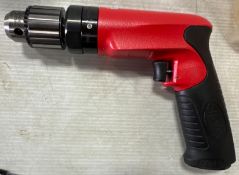 Lot of (8) - Sioux Tools #SDR10P60N3 Non-Reversible Pistol Grip Keyed Drill