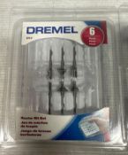 Lot of (2) - Dremel Router Bit Set, 6 Pieces - #692