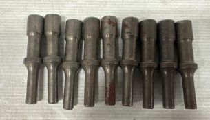 Lot of (9) - Ajax Tools #A1621 Braizer Head Rivet, Diameter 1/4"
