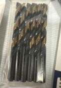 Lot of (240) - Eagle Cutting Tools HSS DYNO B&G Drill #D250-025-I, Size 25/64"