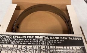 Lot of (2) - Morse Bi-Metal Matrix II Band Saw Blades 10ft 10-1/2in, 1.035 Thick, 6/10 VP