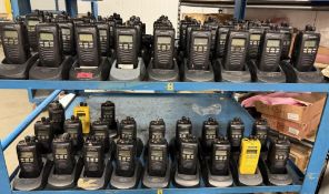 Lot of (55) Kenwood #NX-300-K UHF Digital Transceivers with Batteries