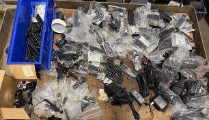 Lot of Kenwood Radio Accessories - Antennas, Clips, Chargers