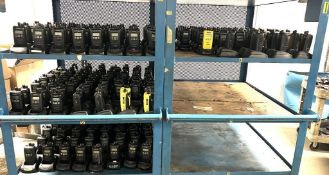 Lot of (220) Kenwood Radios w/Batteries, Charging Bases, Charging Cables & Remote Speaker Microphone