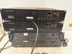 Lot of (4) Kenwood #NXR-810-K UHF Digital Base-Repeaters